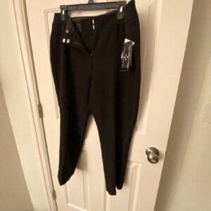 Black Ankle Length Dress Pants